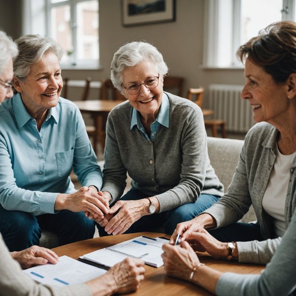 Comment les seniors peuvent-ils organiser des groupes de soutien pour améliorer leur santé mentale et sociale ?